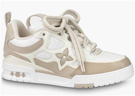 louis vuitton trainers beige|louis vuitton lv sneakers.